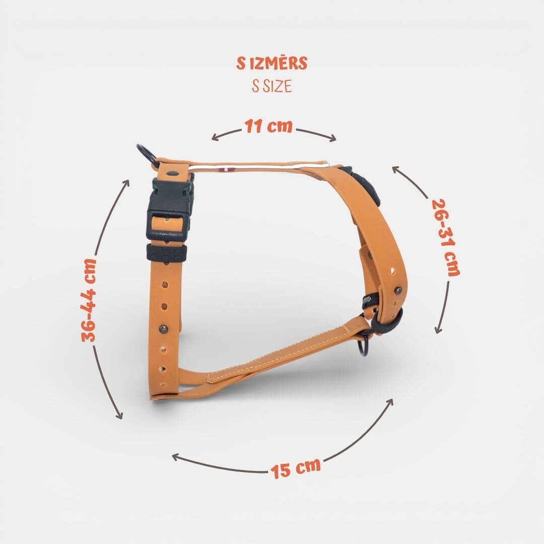 EasyFit Anatomical Waterproof Dog Harness - Brown