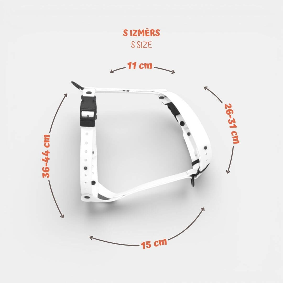 EasyFit anatomiski pareizi - ūdensdroši iemaukti suņiem - Balti