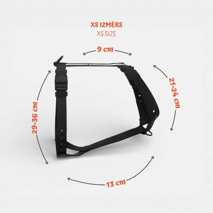 EasyFit Anatomical Waterproof Dog Harness - Black