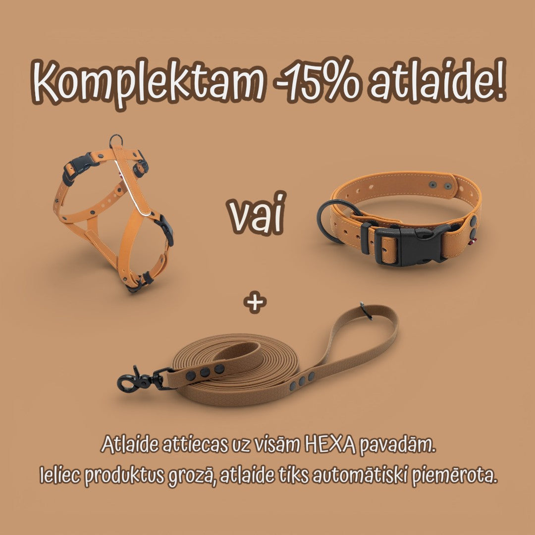 Hexa jalutusrihm koertele - Pruun