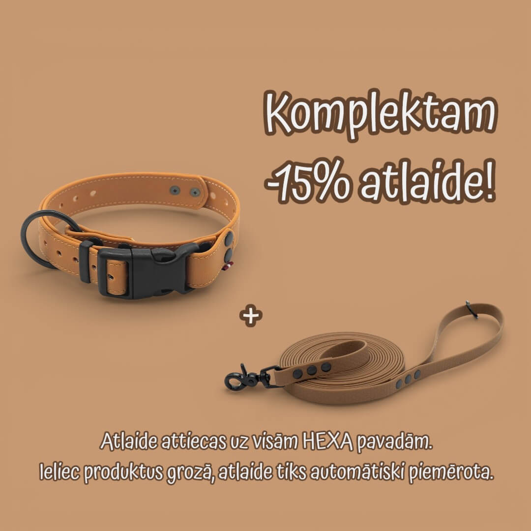 EasyFit veekindel koera kaelarihm – Pruun